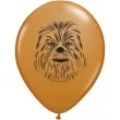 balony star wars chewbacca brazowy jasny pastel qualatex 5 100 szt