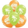 balony star wars darth vader i yoda pastel mix qualatex 12 6 szt