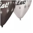 balony sto lat metaliczne 13 gemar 6 szt