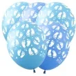 balony stopki niebieskie show 12 5 szt