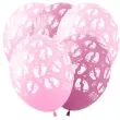 balony stopki rozowe show 12 5 szt