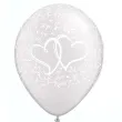 balony stylowe serca perlowy metalik qualatex 11 25 szt