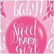 balony sweet baby girl rozowy mix amscan 11 6 szt