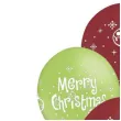 balony swiateczne merry christmas 12 partypal 6 szt