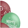 balony swiateczne merry christmas 12 partypal 6 szt
