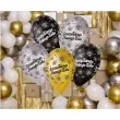 balony szczesliwego nowego roku metalik mix gemar 12 6 szt