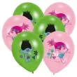 balony trolls pastel mix amscan 11 6 szt