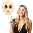 balony twarz meska cielisty qualatex 16 50 szt