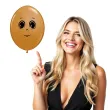 balony twarz meska jasnobrazowy qualatex 6 50 szt