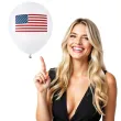balony usa party biale santex 9 8 szt