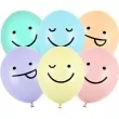 balony usmiechniete buzki pastel mix partydeco 12 50 szt