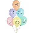 balony usmiechniete buzki pastel mix partydeco 12 50 szt