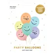 balony usmiechniete buzki pastel mix partydeco 12 6 szt