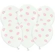 balony usta rozowe biale 12 strong 50 szt