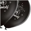 balony wieczor panienski czarne adikbal 12 5 szt