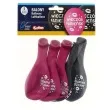 balony wieczor panienski rozowo czarny pastel gemar 12 5 szt