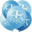 balony wozek niebieskie show 12 5 szt