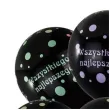 balony wszystkiego najlepszego czarne czakos 12 6 szt