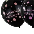 balony wszystkiego najlepszego czarne czakos 12 6 szt