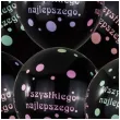 balony wszystkiego najlepszego czarne czakos 12 6 szt