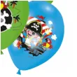 balony wyspa skarbow pastel mix amscan 11 6 szt