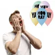 balony yay hooray 13 gemar 5 szt