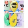 balony yay hooray 13 gemar 5 szt