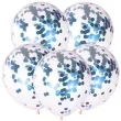 balony z konfetti classic niebieski czakos 10 5 szt