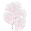 balony z konfetti classic rozowe dekoracjepolska 12 5 szt