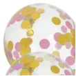 balony z konfetti classic zloto rozowe folat 12 4 szt