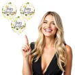 balony z konfetti happy new year zlote partydeco 11 3 szt