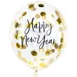 balony z konfetti happy new year zlote partydeco 12 3 szt