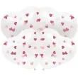 balony z konfetti serce folat 12 4 szt