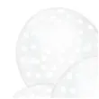 balony z konfetti transparentne bialy partypal 12 5 szt