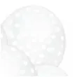 balony z konfetti transparentne bialy partypal 12 5 szt