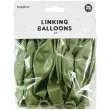balony z lacznikiem oliwkowy partydeco 13 20 szt