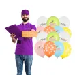 balony zajac wielkanoc pastel mix partydeco 12 50 szt