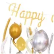 balony zestaw imprezowy happy birthday zloto srebrny partypal zestaw 30 szt