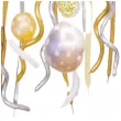 balony zestaw imprezowy happy birthday zloto srebrny partypal zestaw 30 szt