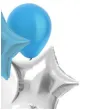 balony zestaw imprezowy its a boy bialo srebrno niebieski folat 10 szt
