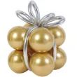balony zestaw prezent zlote partypal 8 szt