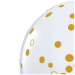 balony zlote konfetti transparentne qualatex 11 25 szt