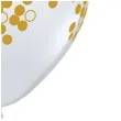 balony zlote konfetti transparentne qualatex 11 25 szt