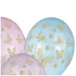 balony zlote motylki gemar 13 5 szt