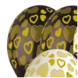 balony zlote serca 13 gemar 5 szt