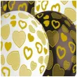 balony zlote serca 13 gemar 5 szt