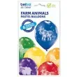 balony zwierzeta pastel mix belbal 12 6 szt