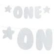 baner 1 urodziny one srebrny partydeco 50 cm