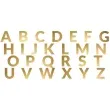 baner alfabet literki zloty partydeco 14cm x 63szt