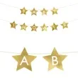 baner baby shower gwiazdki zloty partydeco 290 cm